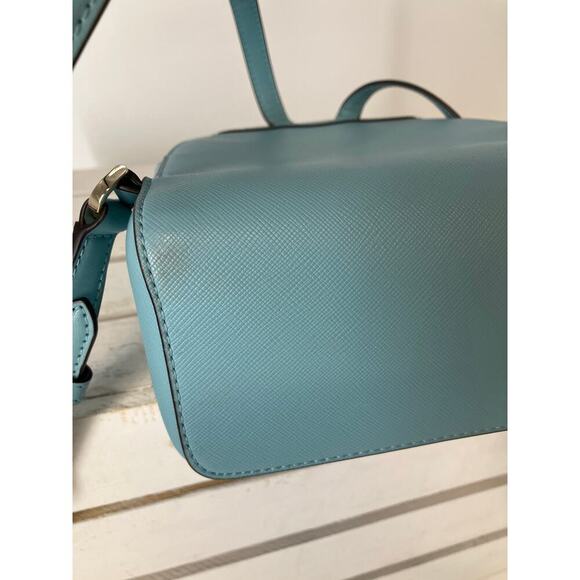 KATE SPADE SCHUYLER MINI LIGHT BLUE SAFFINAO PVC BACKPACK - Picture 10 of 15